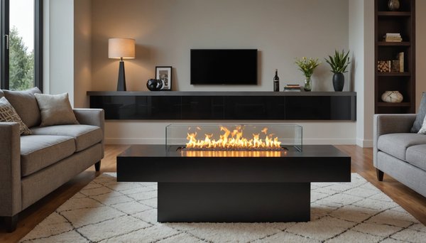 Top tendances et options populaires pour cheminées bioéthanol tables